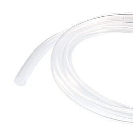TOP-VIGOR 10mm ID 14mm OD PVC Clear Vinyl Tubing, 2M Length Food Grade Flexible Water Pipe, Plastic Tube for Transfer Water, Oil, Air, Powders & Fine Granules