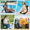 Karenhi 4 Pcs Foldable Pool Chairs Portable Poolside Chairs for