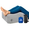 Inflatable Leg Elevation Wedge Pillow for Sleeping, Post Surgery Recovery,