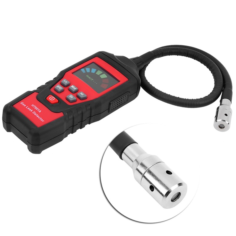 HT601A Portable LED Combustible Flammable Gas Detector Gas Leakage Tester
