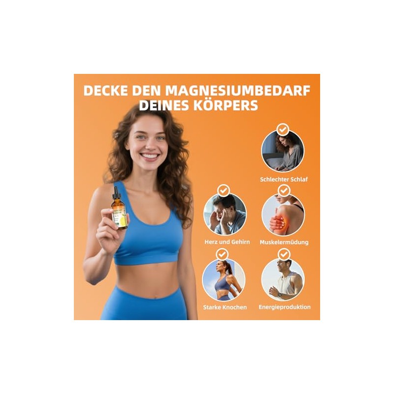 Magnesium Bisglycinate Drops - 140 mg Elementary Magnesium Per Daily