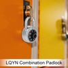 LQYN Standard Dial Combination Lock,Black Turnplate 2 in. Wide; Fixed