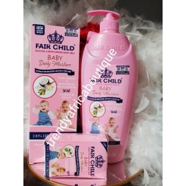 fair child 3pcs. Fair Child Daily Moisture Nourish Baby Shower Gel, Body Lotion & 1 Soap