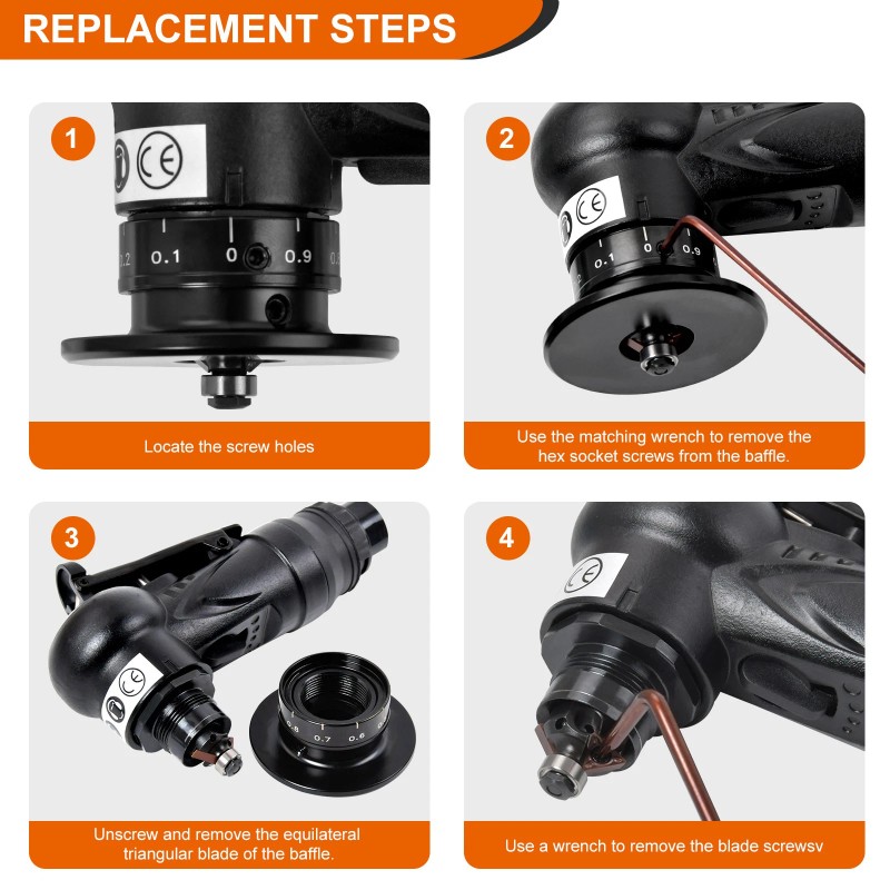 Handheld Grind Tool Metal Deburring Trimming Pneumatic Chamfering Machine US