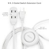 Maxxima 9 ft 3 Outlet Extension Cord - Featuring an