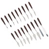 18Pcs Paint Scraper Knife Exquisite Plastic Handle Oil Painting Tool