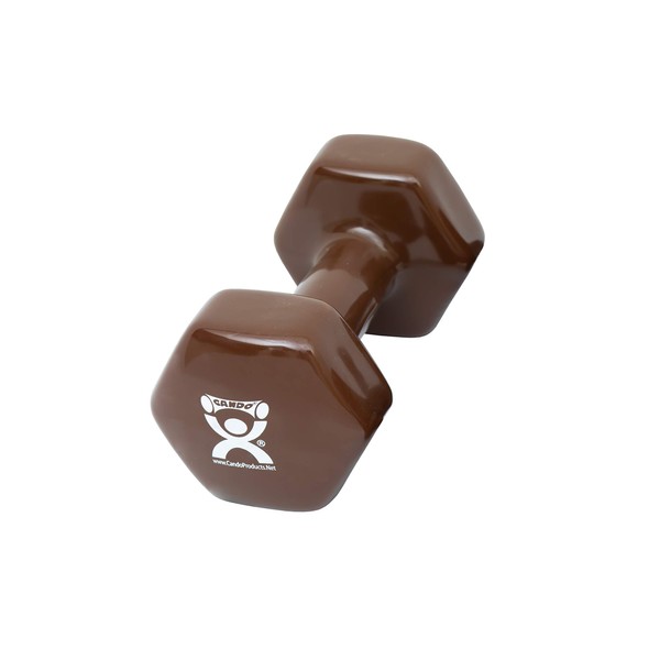 CanDo Vinyl Coated Dumbbell Brown 20 lb Single 1pc Handheld