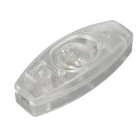 B&P Lamp® Clear Inline Feed Through Rocker Switch for SPT-1 Lamp Cord