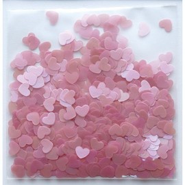 Pika Ace Nail Powder, Heart Pastel #166, Pink, 0.02 oz (0.5 g), Art Material