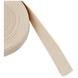 Trimit 10mtr roll of 30mm Ecru Cotton Webbing, Blend