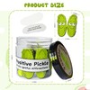 Emotional Support Pickle, 60 Affirmation Cards Jar for Daily Encouragement,