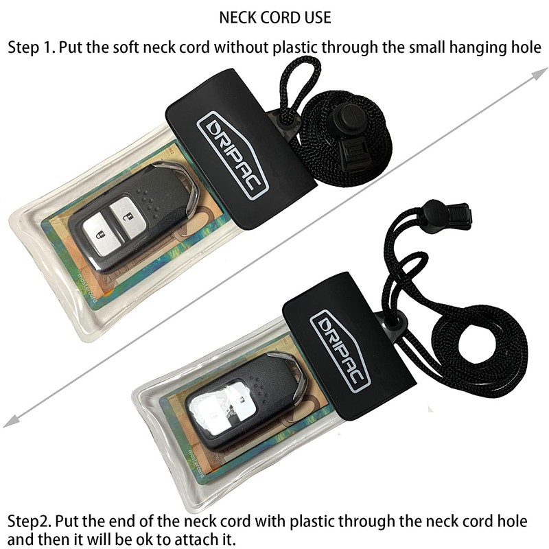 DRIPAC Waterproof Car Key FOB Case Wallet Holder Pouch for