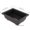 MANCHAP 24 PCS 6.5 Inch Plastic Bonsai Training Pots, Rectangular