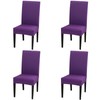 4 Pack Dining Chair Covers, Stretch Spandex Removable Washable Protector