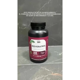Resveratrol 120 Cápsulas Suplemento Alimenticio Antioxidante  Life 360