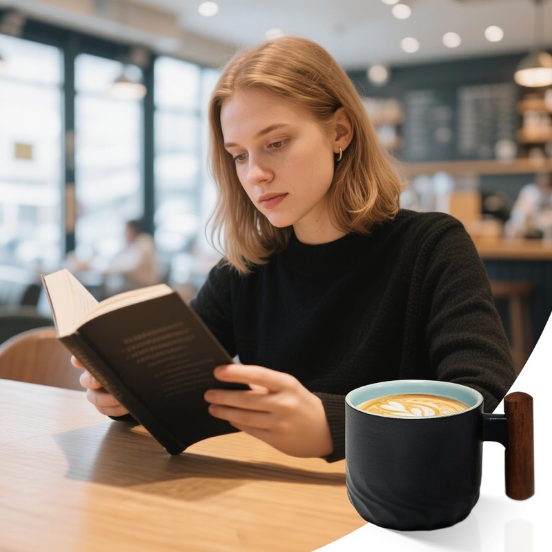 Gute Set of 2 Espresso Cups (Black)