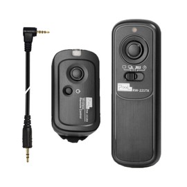 Pixel RW-221/L1 Wireless Remote Control Release Remote Control Remote Switch for Panasonic S5, S1, G95, G91, G90, FZ10002, G9, GH5, GH5M2, GH6, G85, G81, G80, GX8, GX7, GX1, GH4, GH3, GH2, FZ250 0,