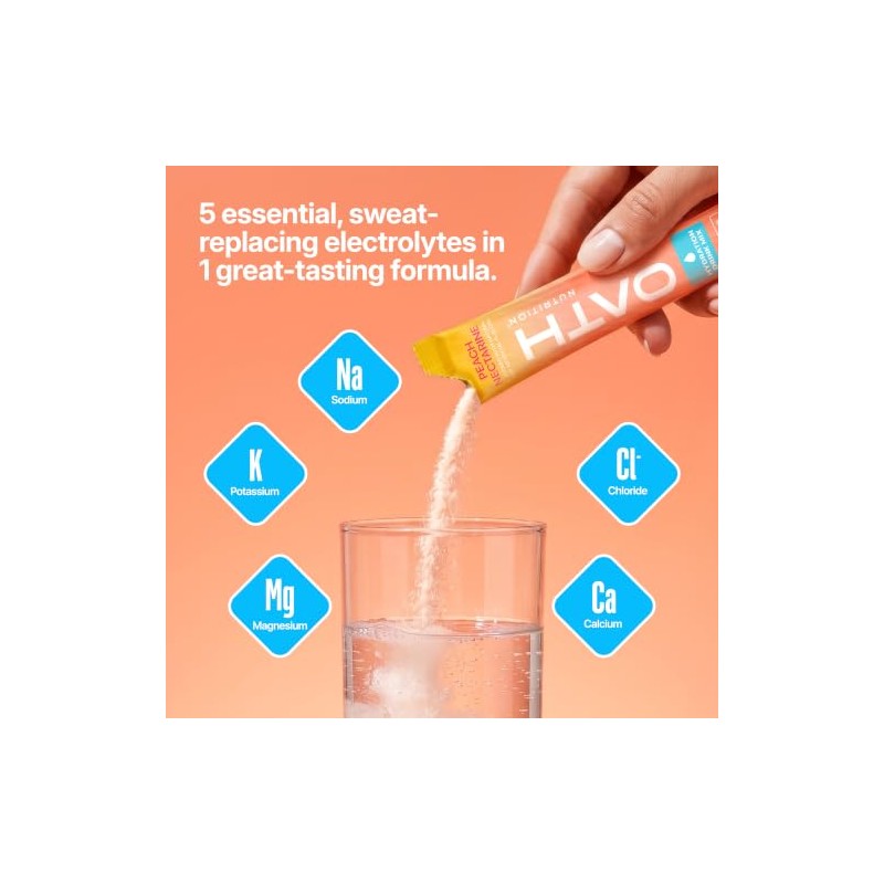Oath Nutrition Hydration Electrolyte Powder, Complete Electrolyte Blend for Rapid