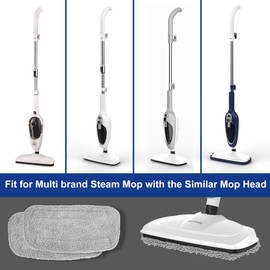 GorFanty 2 Packs Steam Mop Cloth Fits Steam Mop GF-6610 Washable, Reusable, Highly Absorbent Microfiber Steam Mop Pads Steam Mop Replacement Pads.