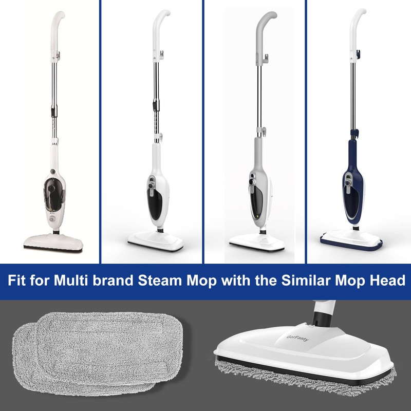 GorFanty 2 Packs Steam Mop Cloth Fits Steam Mop GF-6610