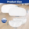 LOVECO 4 Pack Steam Mop Pads + 4 Microfiber Small