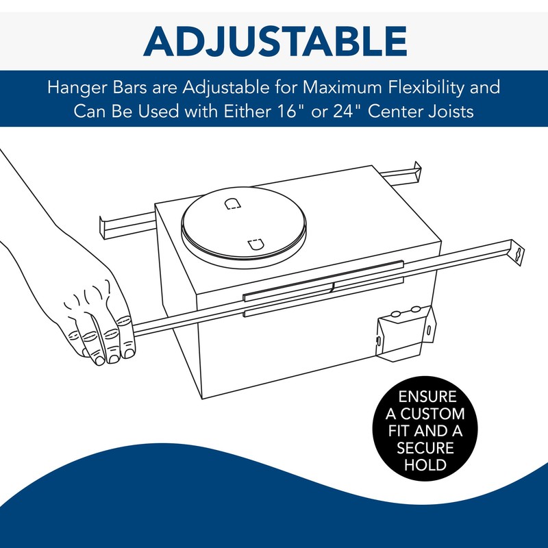 Broan-NuTone MHB4 Hanger Bar Set for InVent Series Bath Exhaust