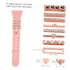 Gatuida 50pcs Decorative Watch Band Charms Rhinestones and for Smartwatch
