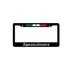 Aguascalientes Mexico Flag Country License Plate Frame Tag Holder Cover Decorative Novelty MX
