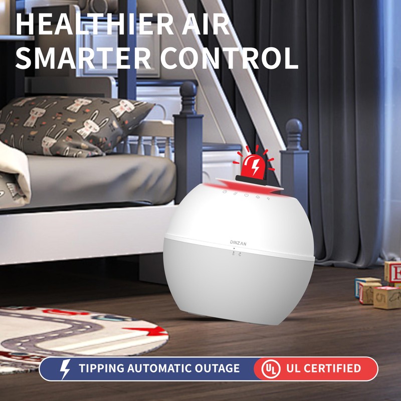 Dual-Function Humidifier & Dehumidifier 152oz Water Tank Steam distillation humidification