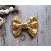 PrettyBoutique 4 Inches Girls Sequin Glitter Sparkle Hair Bow Clip