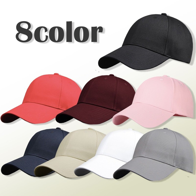 ONE LIMITATION CP008 Stylish Cap, Plain, Fashionable, Cotton, Men’s, Women’s,