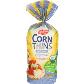 Real Foods Original Organic Corn Thins - 5.3 oz