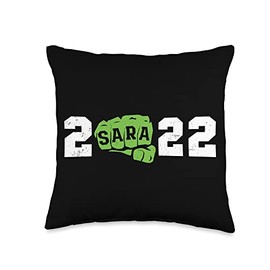 Sara Duterte Lakas Sara All 2022 Fist Vp Vice President Inday Throw Pillow, 16x16, Multicolor