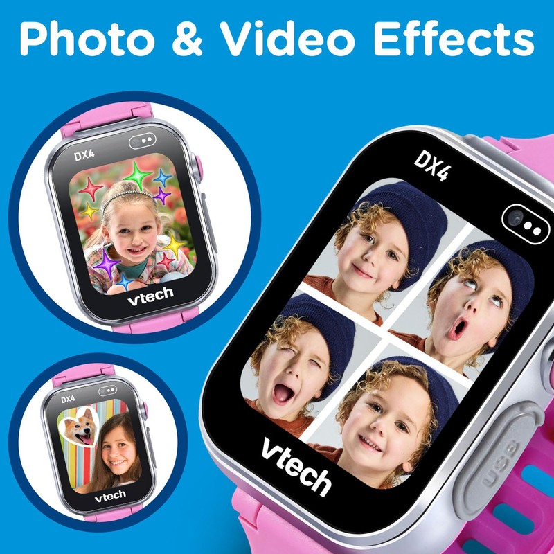VTech KidiZoom Smartwatch DX4, Pink