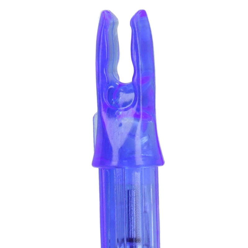 6Pcs Lighted Arrow Nocks High Visibility High Light Transmittance Waterproof
