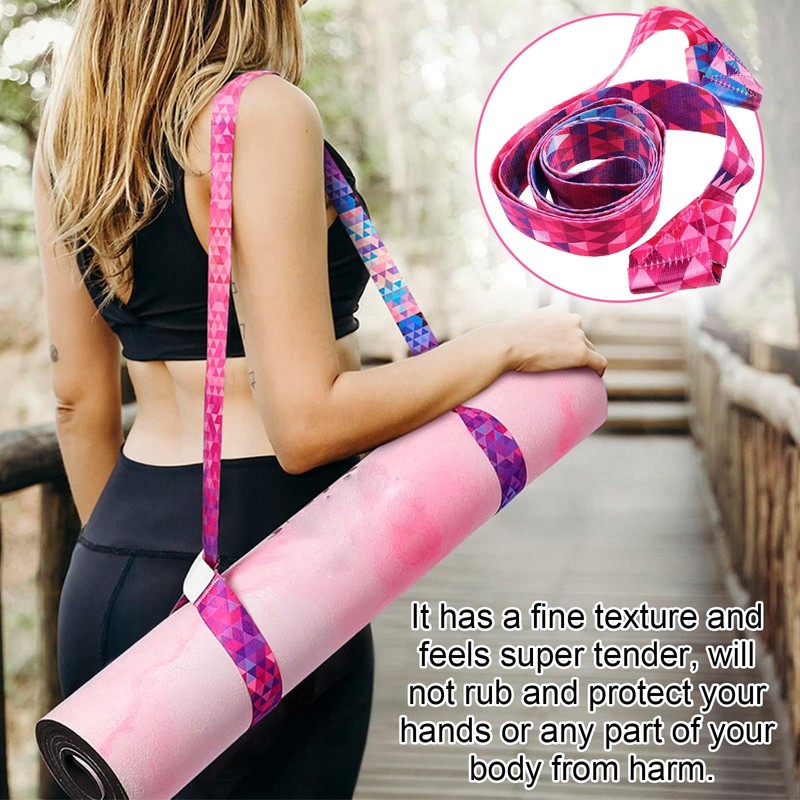 Yoga Mat Strap - Adjustable Durable Yoga Mat Carrier &