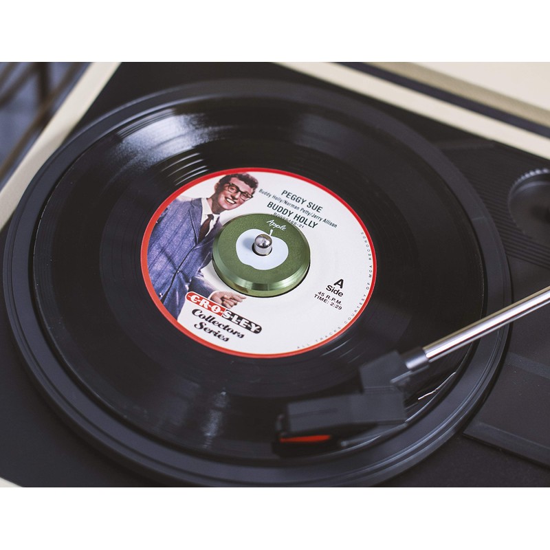 Crosley CR9100A-AP Aluminum 45 Adapter, The Beatles Apple