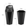 Ieron Car Trash Can with Lid Diamond Design Portable Leakproof
