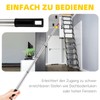Roof Window Pole Hook Rod for Loft Hooks Floor Stairs