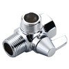 Shower Arm Diverter Valve for Hand Showerhead, Chrome
