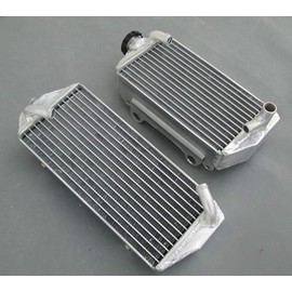 Aluminum radiator & hose for Suzuki RMZ450 RMZ 450 2007 07 (BLUE)