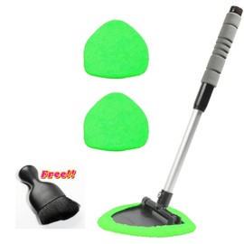 Aociska Windshield Cleaning Tool,Car Window Cleaning with Extendable Handle Free Duster!