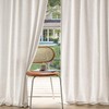 MIULEE Non-See-Through Privacy Linen Curtains 2 Panels, Light Filtering Window