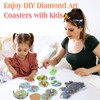 Billbotk Billbotk 8 Pieces Diamond Art Painting Coasters Kit with