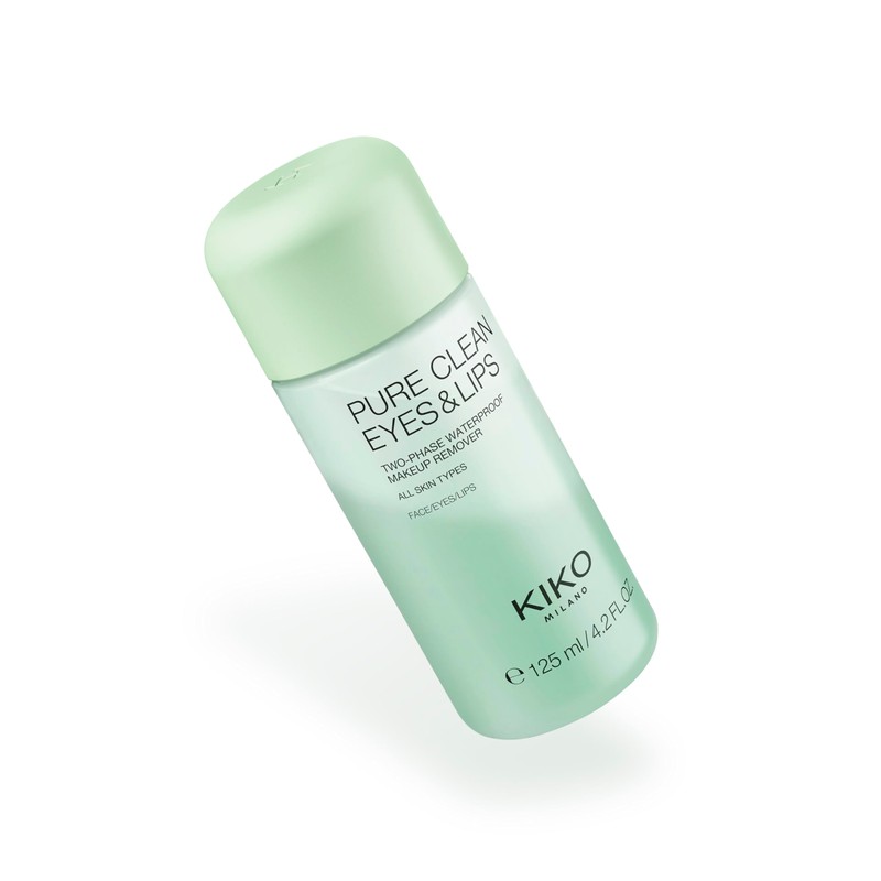 KIKO Milano Pure Clean Eyes&Lips, Two-Phase Make-Up Remover For The