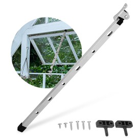 HERCHR Greenhouse Window Opener,Window Vent Opener,Greenhouse Window Stay Kit Replacement Roof Vent Opener Bar Set Aluminum Greenhouse Vent Opener for Skylight Roof Windows Blinds Bars