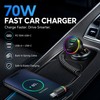 70W USB-C Car Charger for Fast Charging – PD 35W