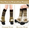 Olreco Brown Leg Warmers Kawaii Leg Warmers for Women Harajuku