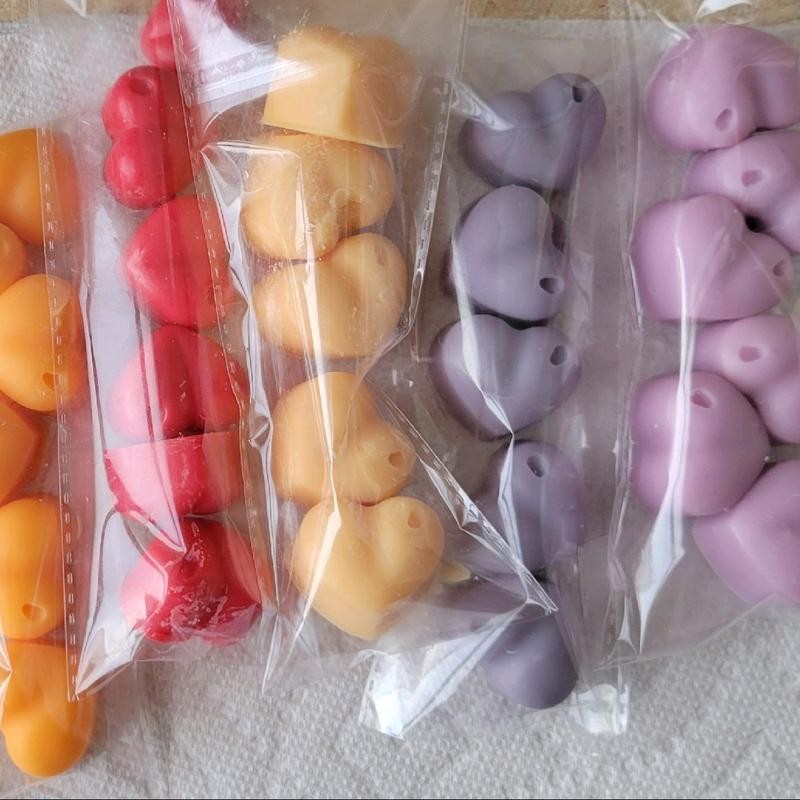 Strong Scented Soy Wax /Heart Shaped Wax Melt large candles:_Cool