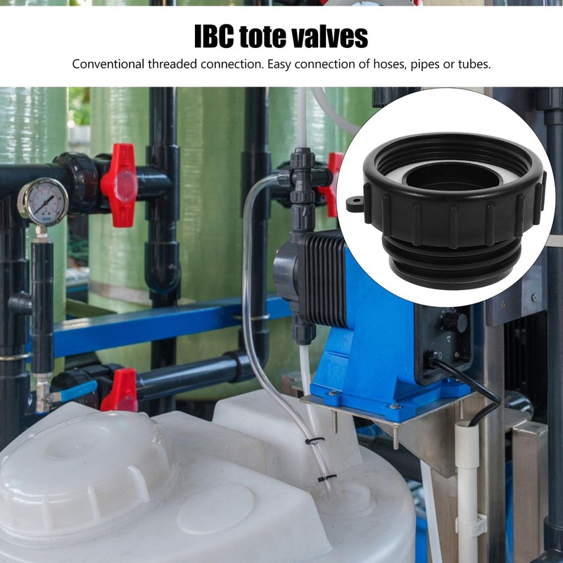 Generic Ibc Tote Adapter 63Mm Fine Thread to 60Mm Coarse